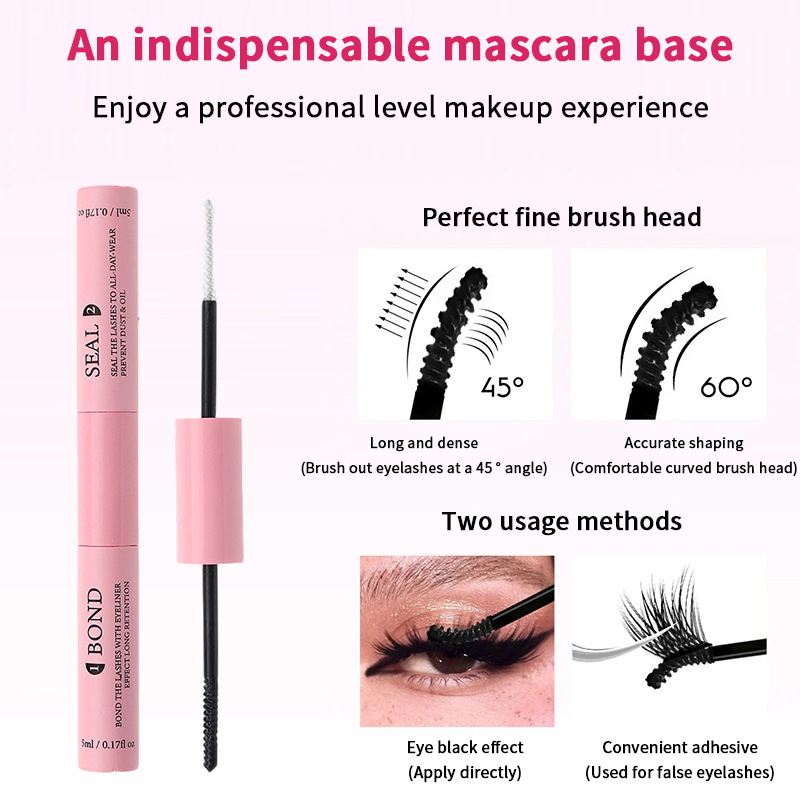 กาวติดขนตาและน้ำยาเคลือบสำหรับ - Waterproof Mascara Wand บทวิจารณ์และราคา