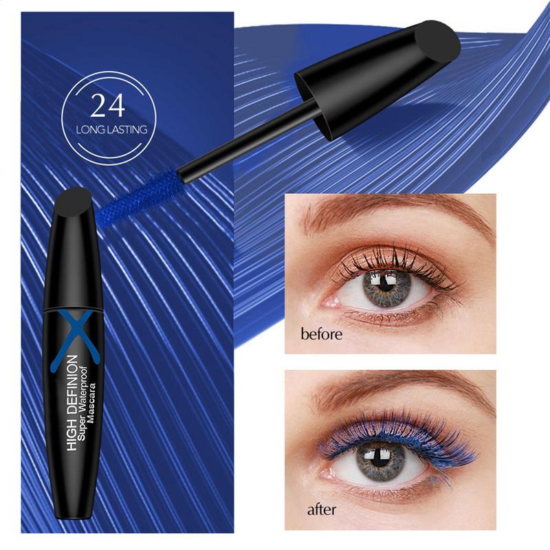 มาสคาร่าสีฟ้าสําหรับขนตา Volum - Waterproof Mascara Wand บทวิจารณ์และราคา