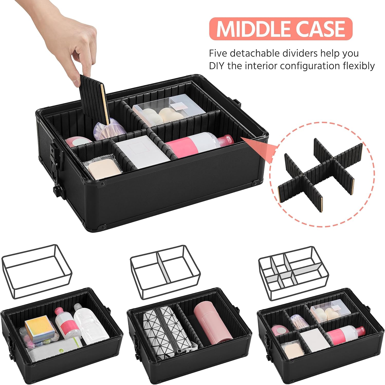กระเป๋าแต่งหน้าแบบมีล้อ, รถเข็ - Beauty & Makeup Katia Di Paola บทวิจารณ์และราคา